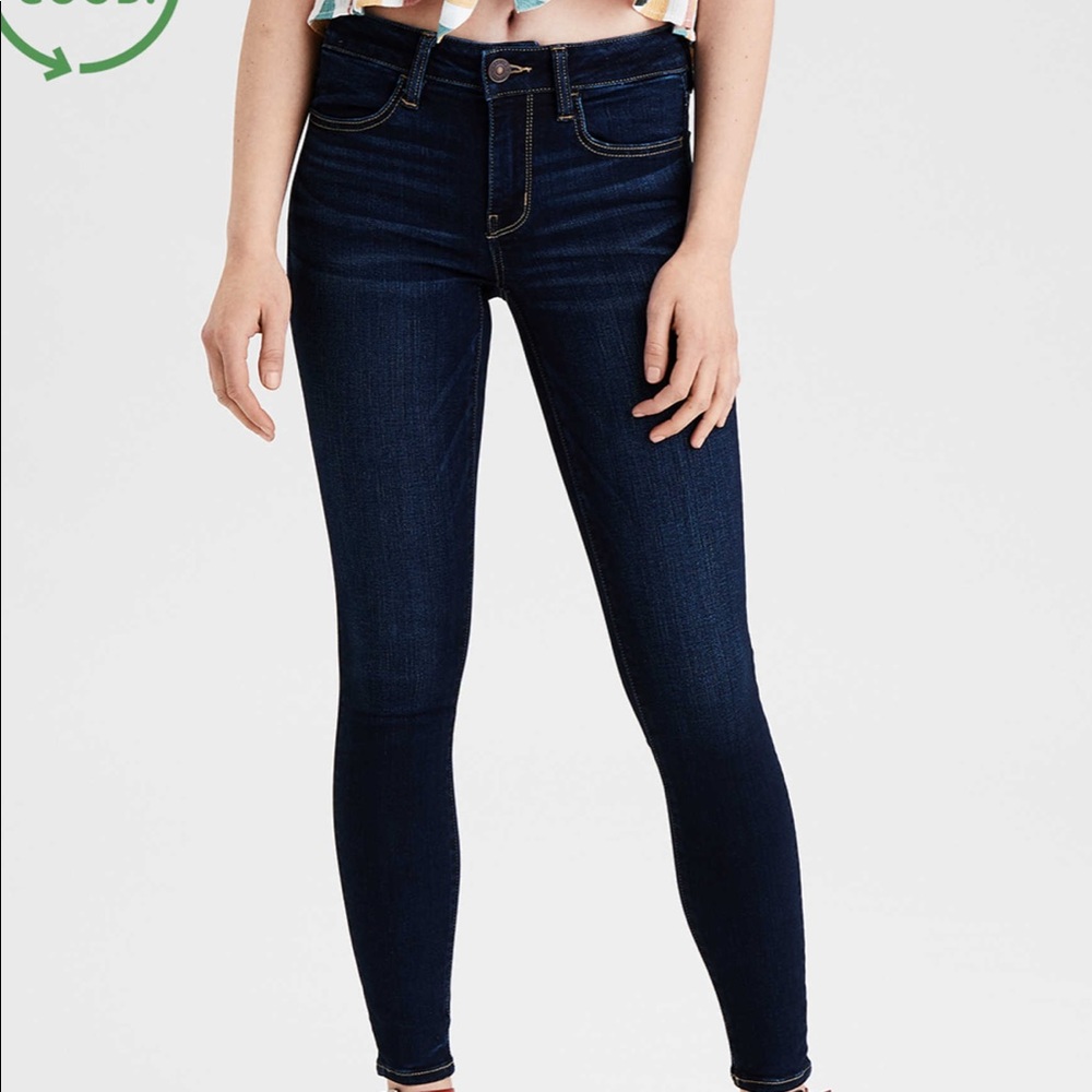 American Eagle Dark Blue Jeans Jegging